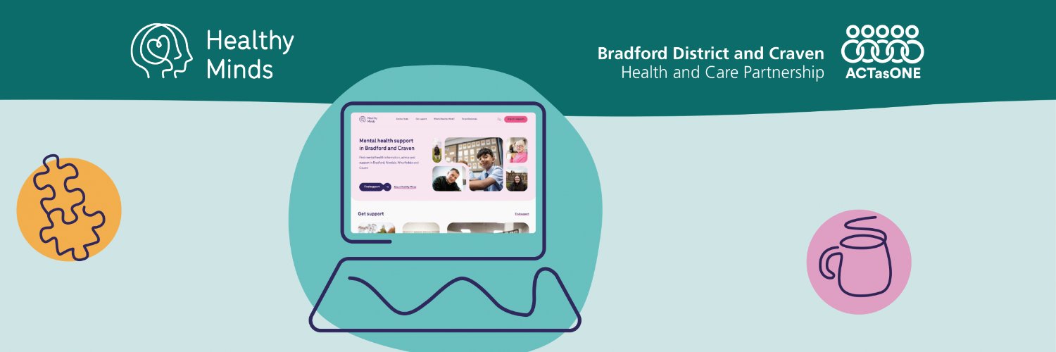 Healthy Minds | Bradford District & Craven's banner