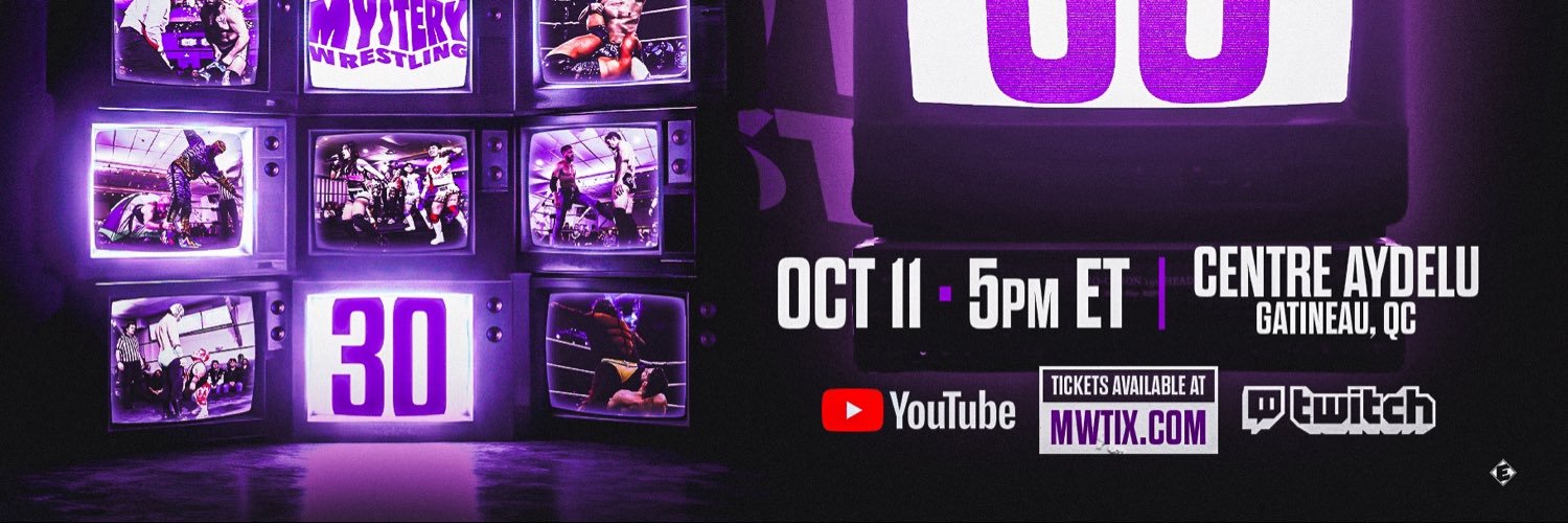 Mystery Wrestling's banner