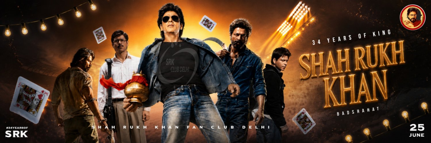 Shah Rukh Khan Fan Club Delhi's banner