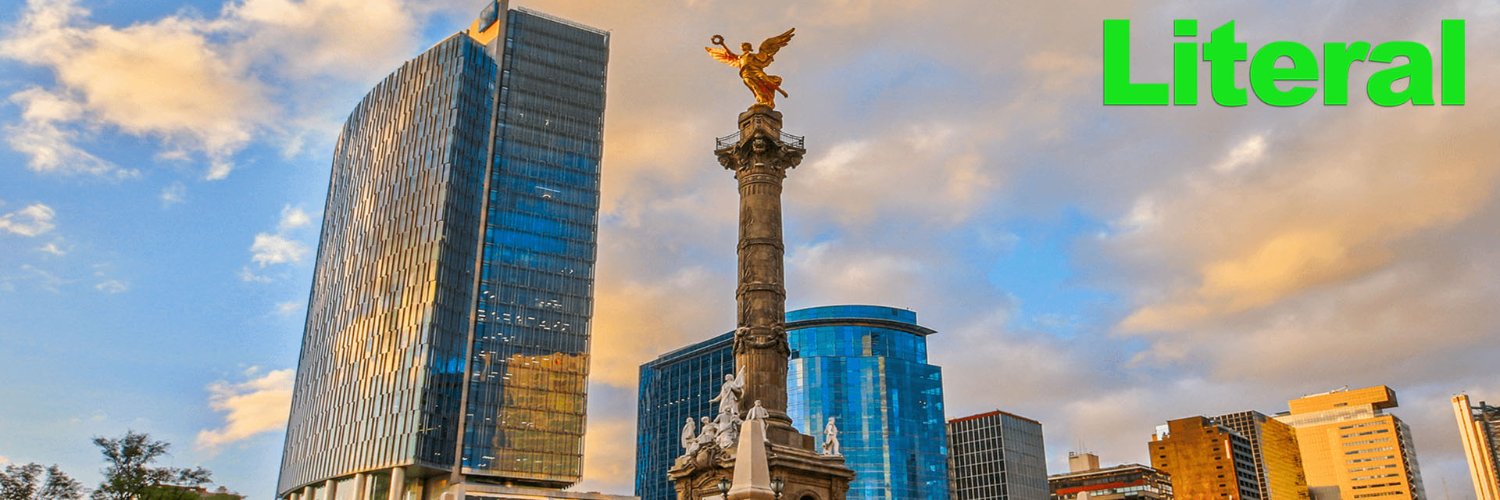 Literal México's banner