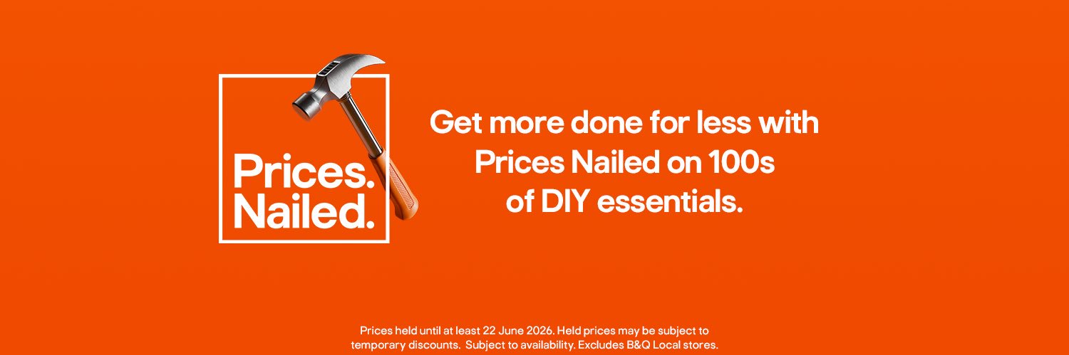 B&Q's banner