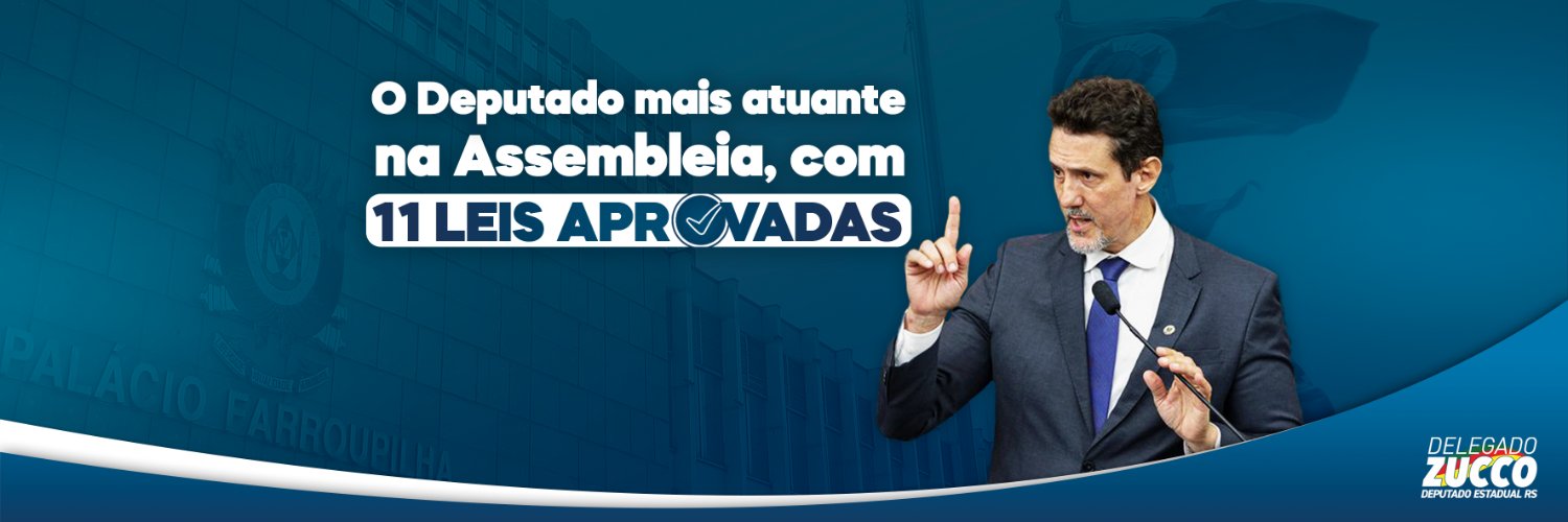Deputado Delegado Zucco's banner