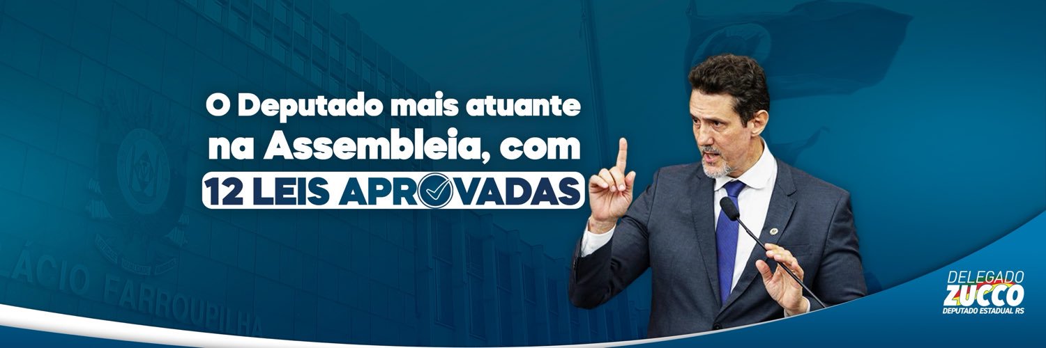 Deputado Delegado Zucco's banner