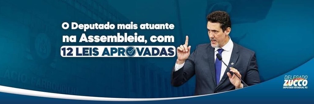 Deputado Delegado Zucco's banner