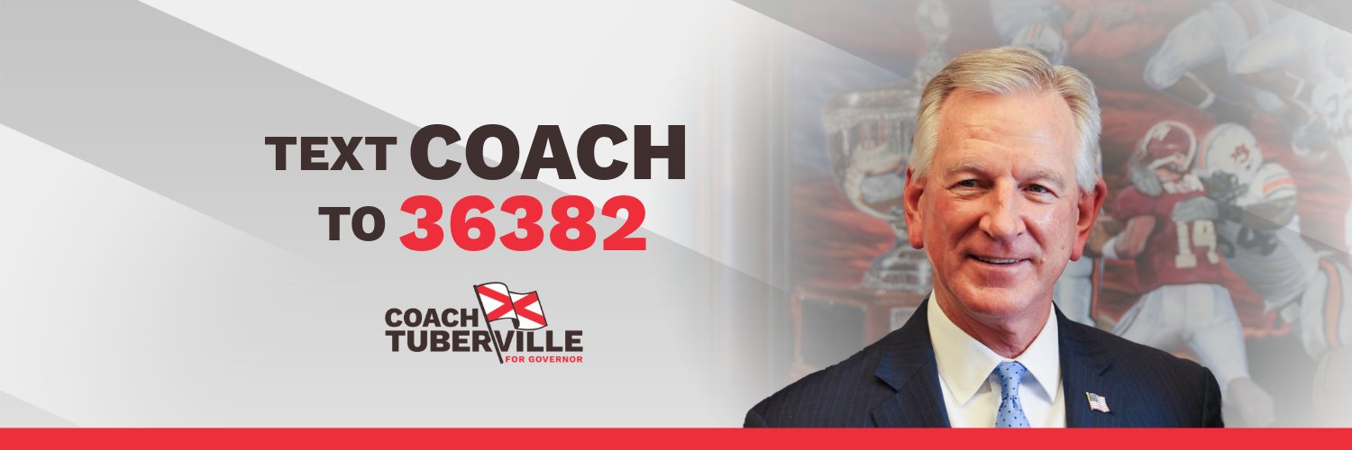 Tommy Tuberville's banner