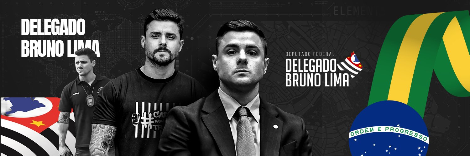 Delegado Bruno Lima's banner