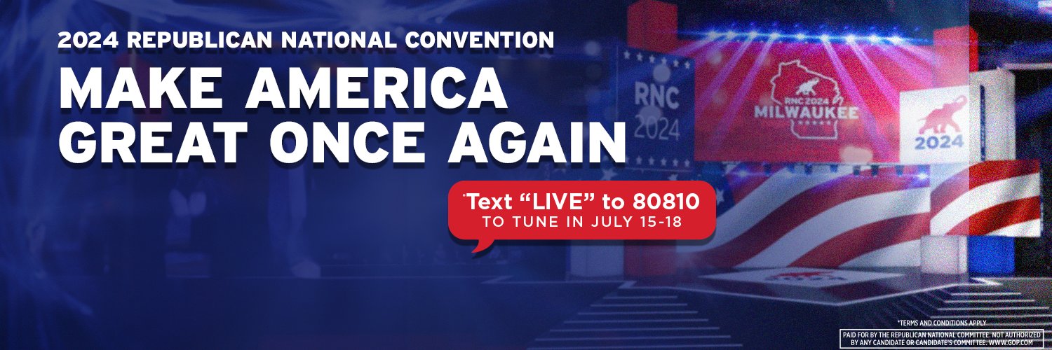 GOP Convention's banner
