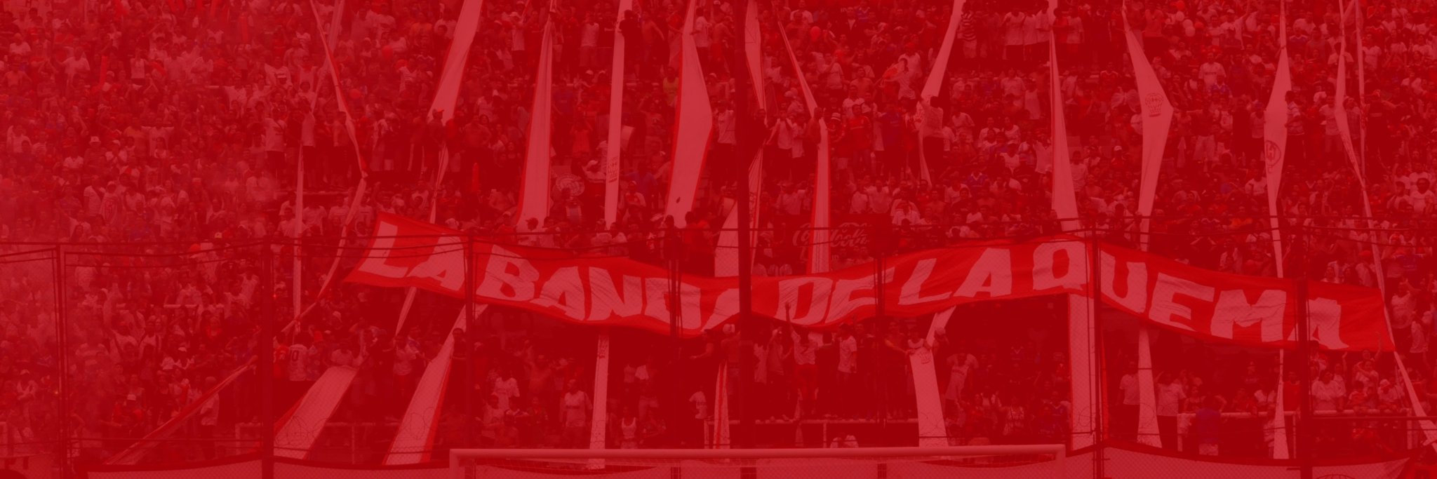 Aguante Huracán's banner