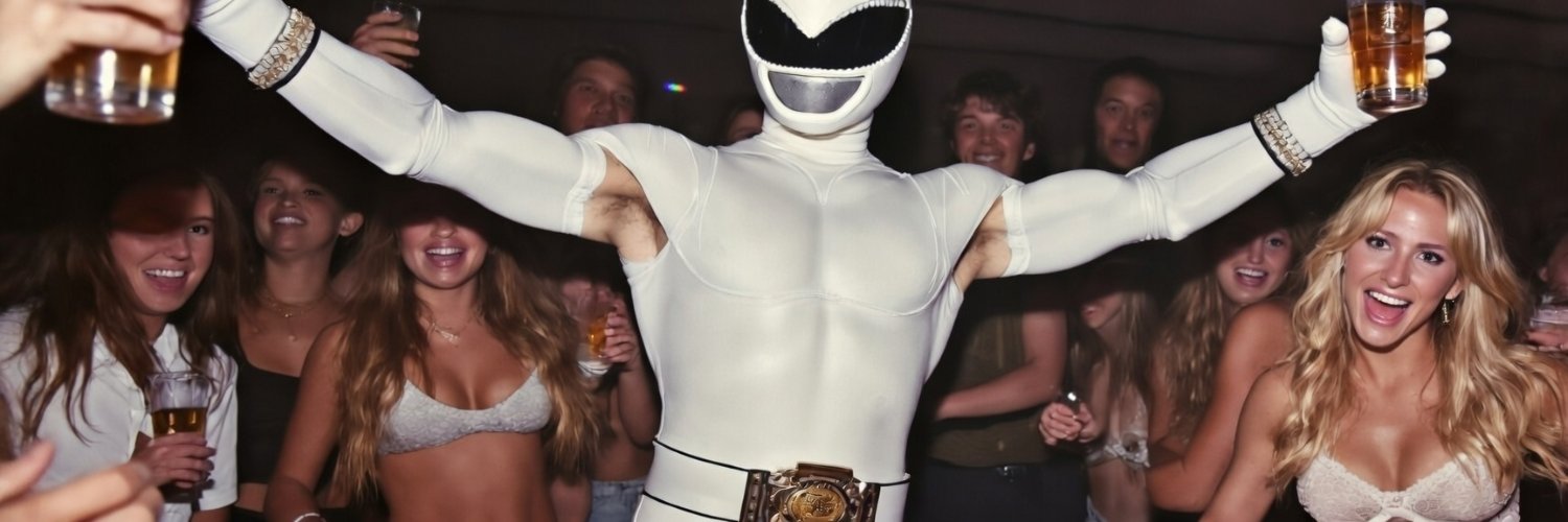 The White Power Ranger (Parody)'s banner