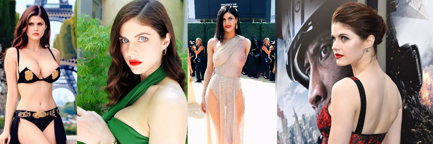 Alexandra Daddario & Movie Scoop's banner