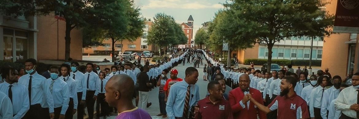 Morehouse College's banner