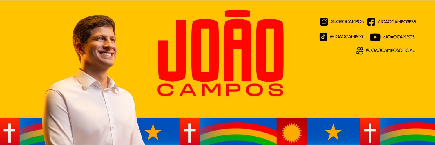 João Campos's banner