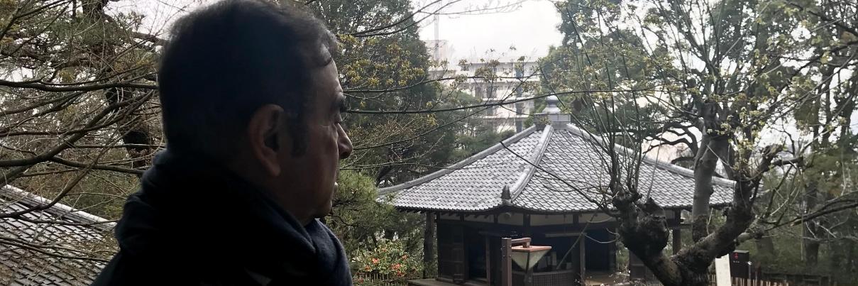 Carlos Ghosn's banner