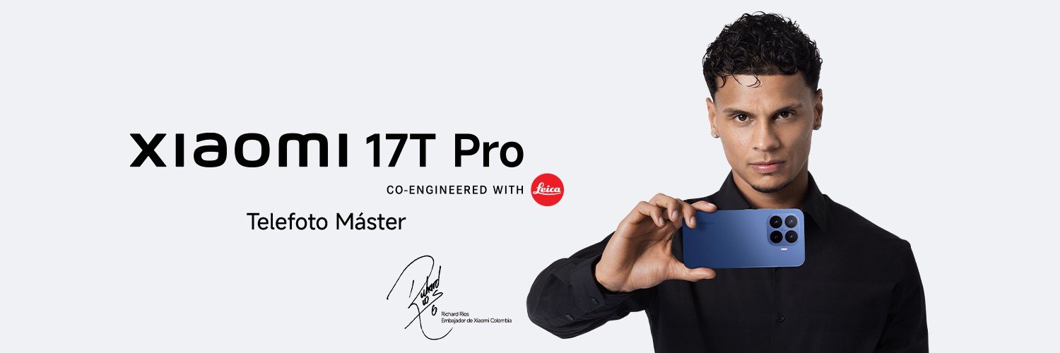 Xiaomi Colombia's banner