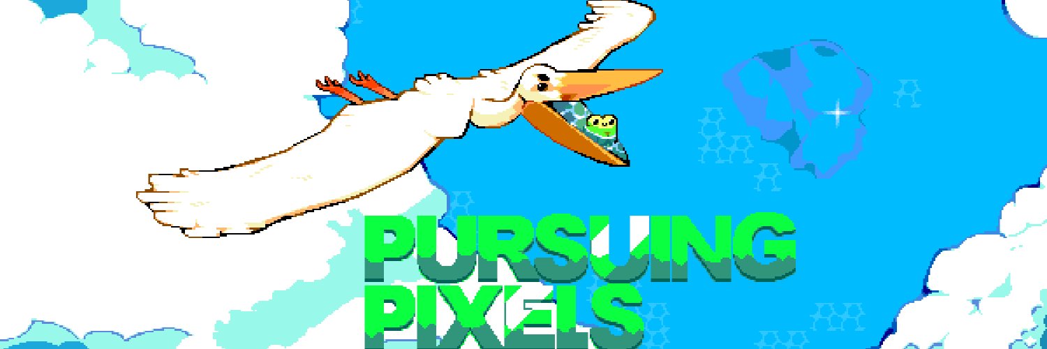 Pursuing Pixels 🐸💜✨ Indie + Retro Gems's banner