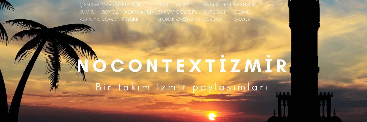 No Context İzmir's banner
