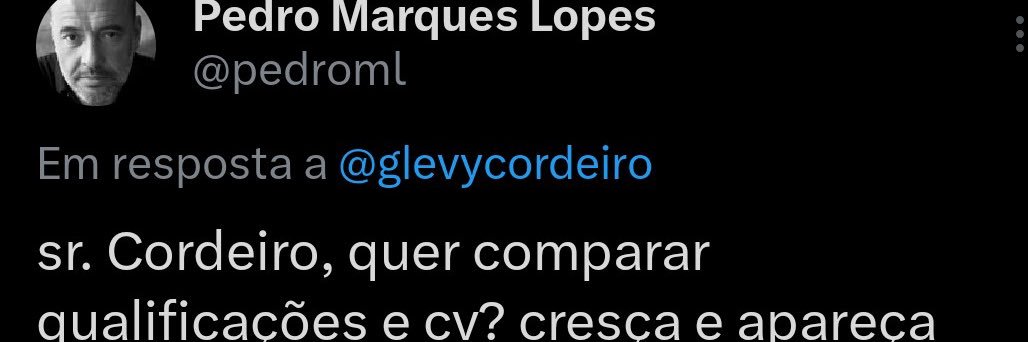 Gonçalo Levy Cordeiro's banner