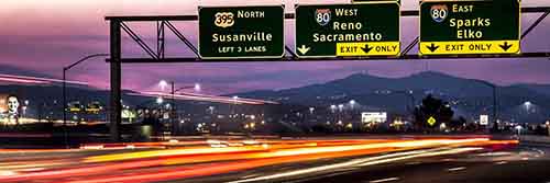 Nevada DOT Reno's banner