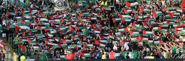Lajee Celtic's banner