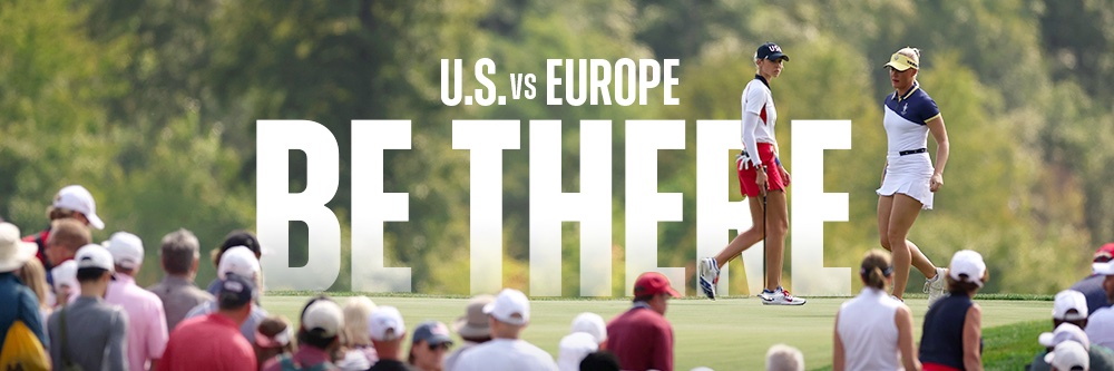 The Solheim Cup's banner