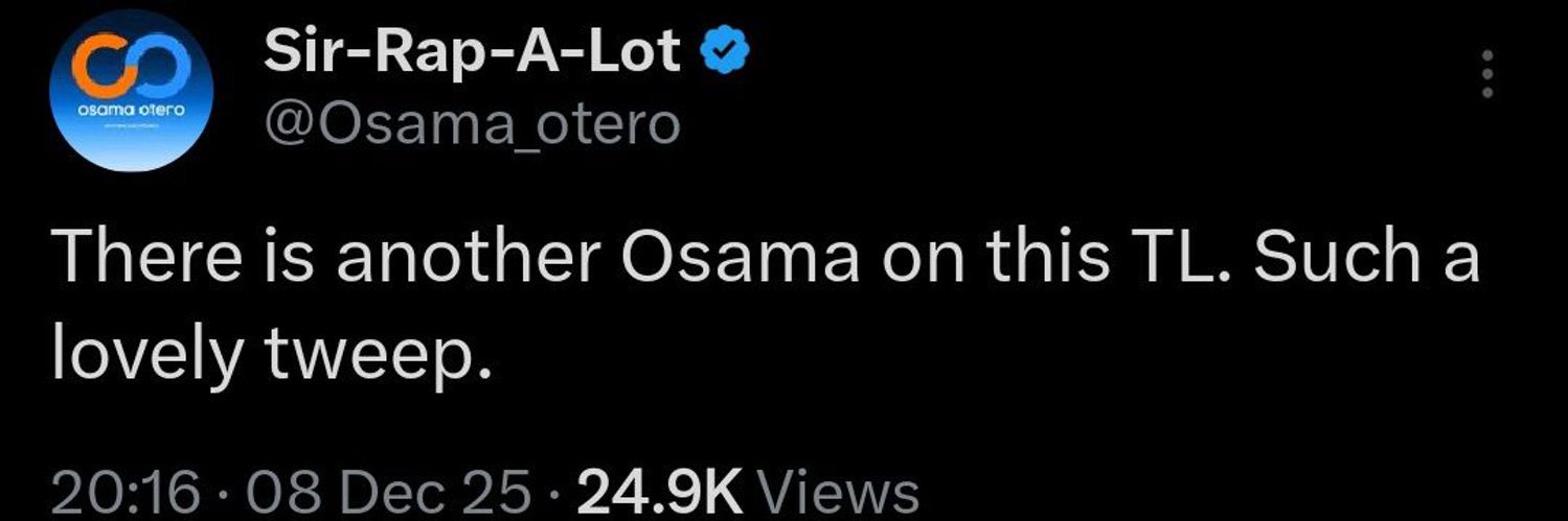 Osama Bin Laden's banner
