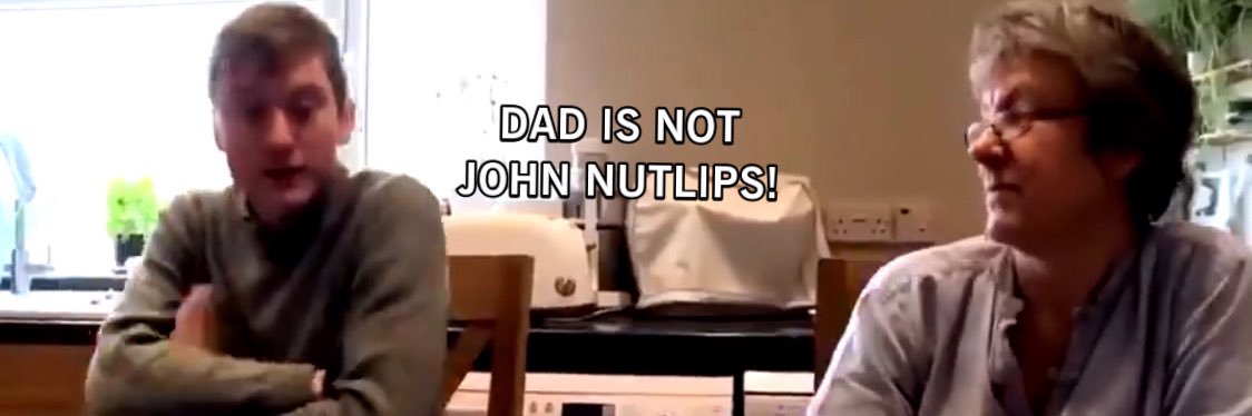 in context james acaster's banner