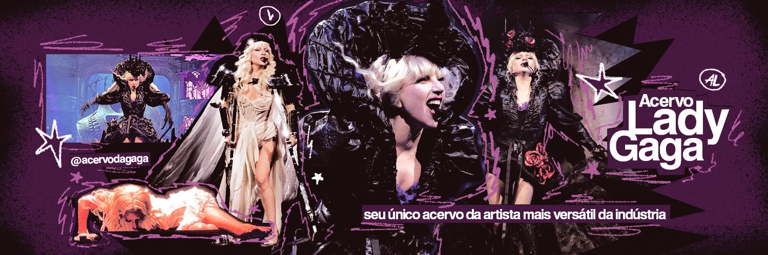 acervo lady gaga's banner