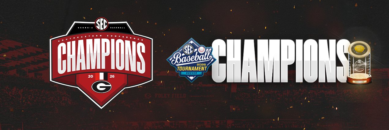 Georgia Baseball's banner