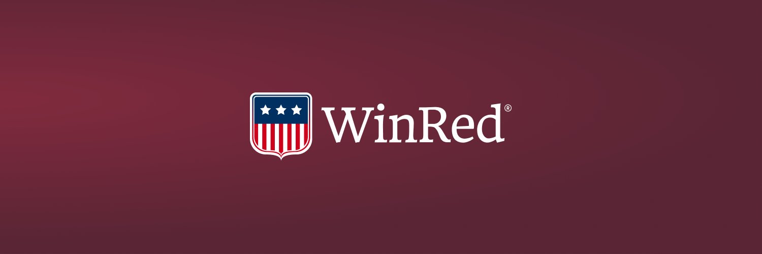 WinRed's banner