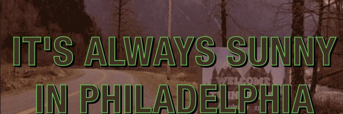 female dennis reynolds's banner