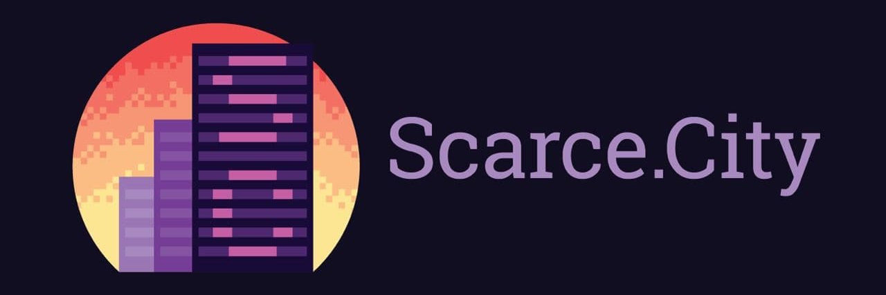 Scarce.City's banner