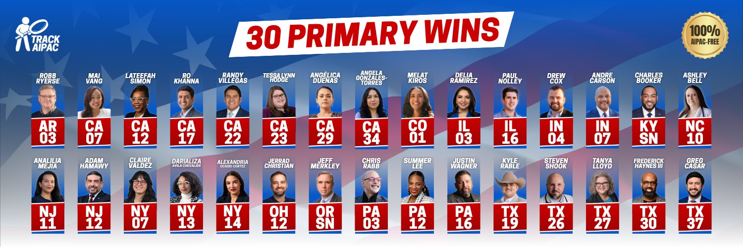 AIPAC Tracker's banner