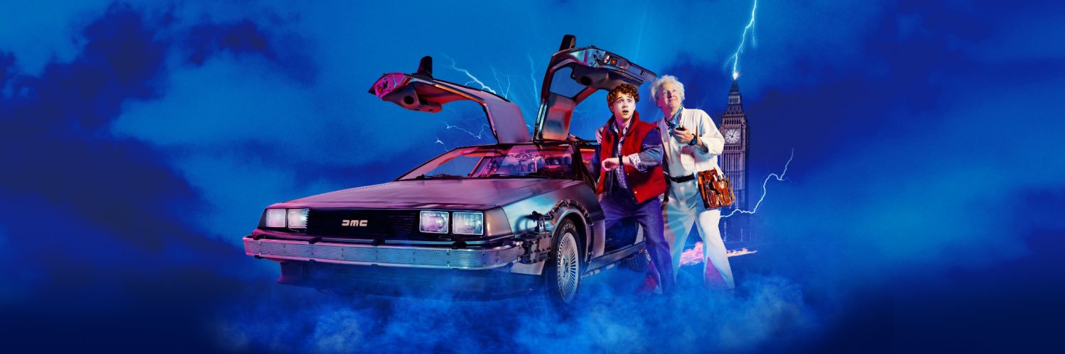 Back to the Future's banner