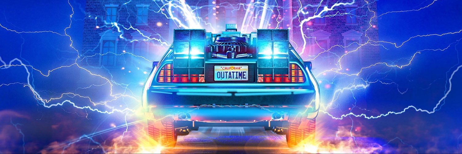 Back to the Future's banner