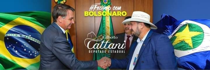 Gilberto Cattani's banner