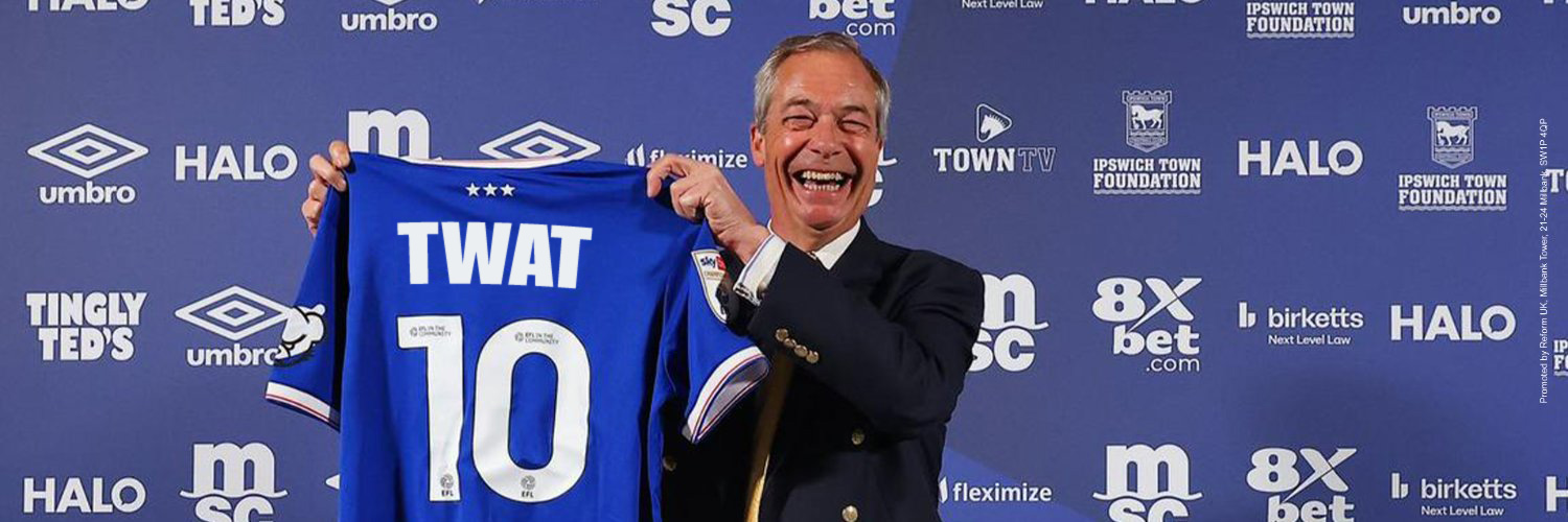 Parody Nigel Farage's banner