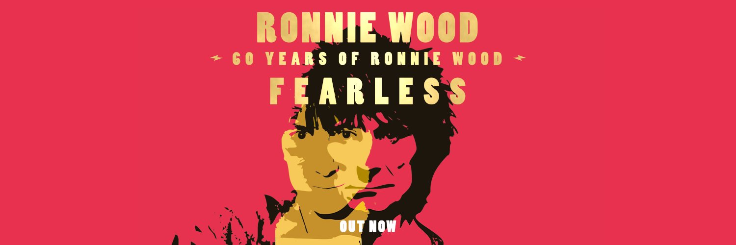 Ronnie Wood's banner