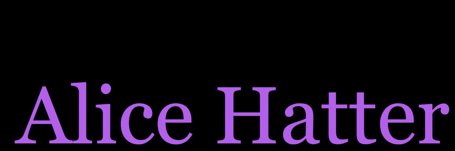 Alice Hatter Official 🌹's banner