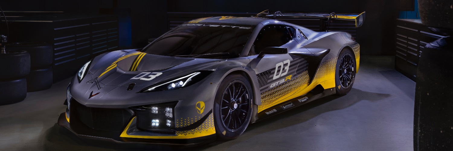 Corvette Racing's banner