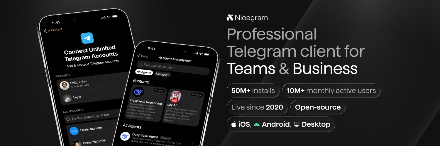 Nicegram's banner