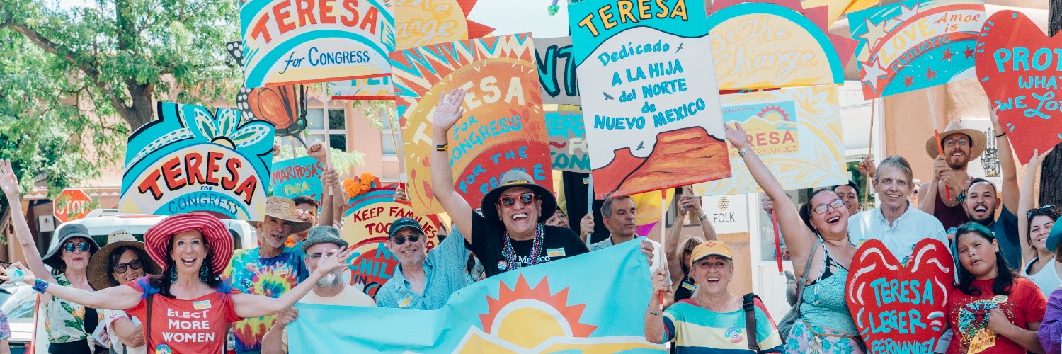 Teresa Leger Fernandez's banner