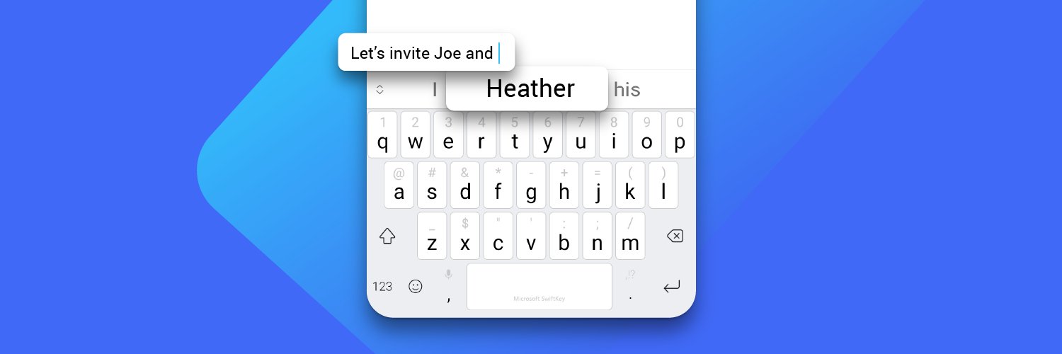 Microsoft SwiftKey's banner