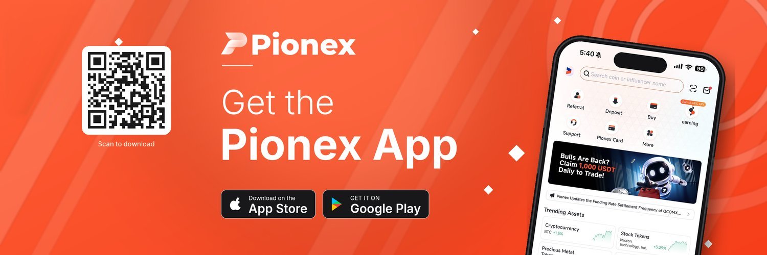 Pionex's banner