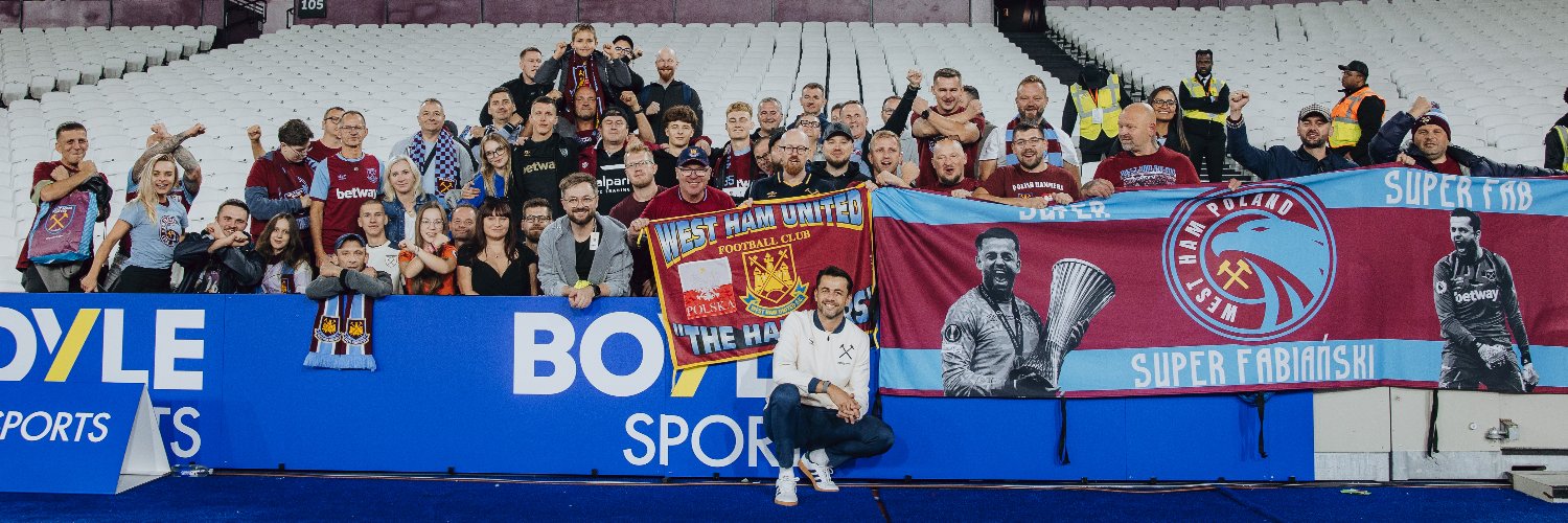 West Ham Poland's banner