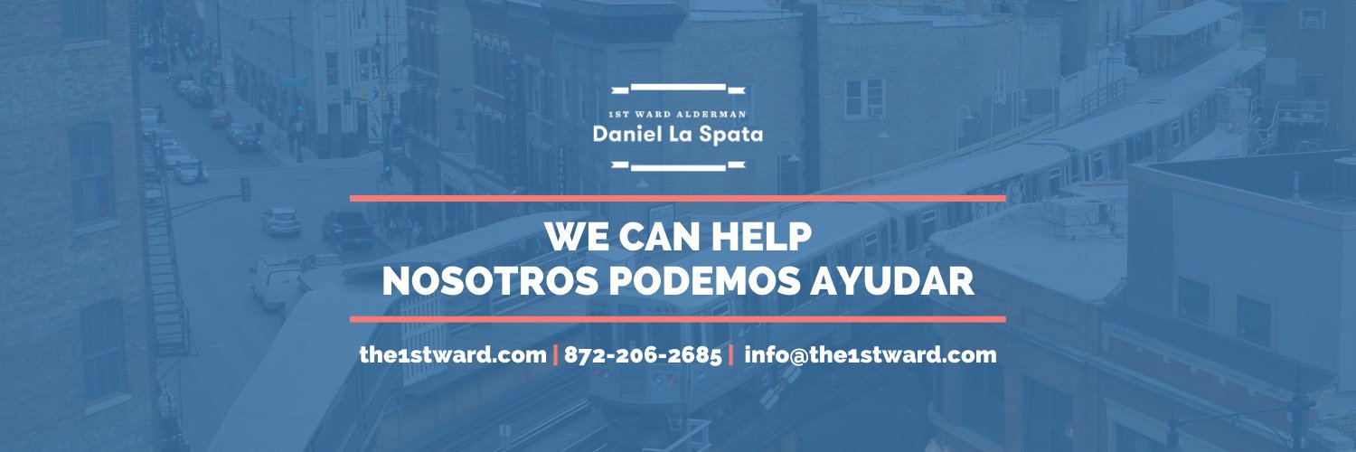 Alderman Daniel La Spata's banner