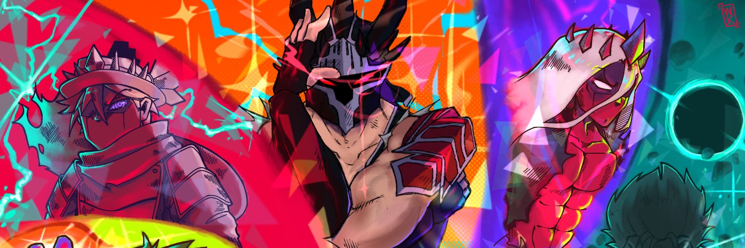 E.'s banner