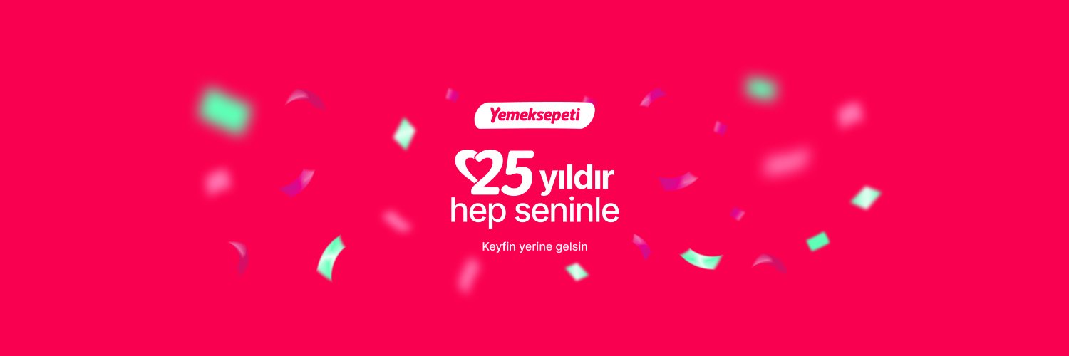 Yemeksepeti's banner