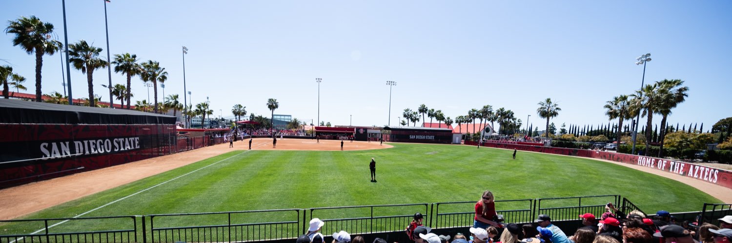 San Diego State Softball's banner
