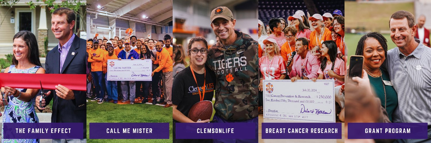 Dabo's ALL IN TEAM® Foundation's banner