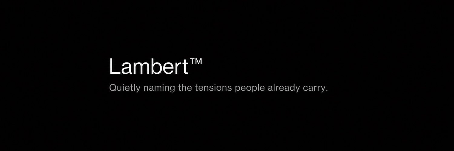 Lambert™ | Human Patterns's banner